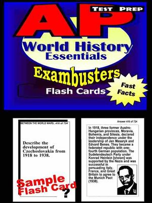 cover image of AP World History Test&#8212;Exambusters Flashcards